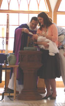 Shelby's baptism