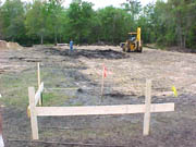 Site preparation for new building