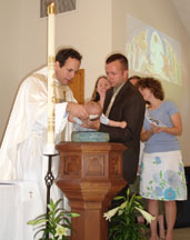 Ayden's baptism