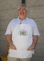Mike sports an apron for The Preschool