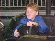 Andrew on bumper cars