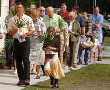 Palm Sunday procession