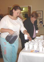 pouring tea