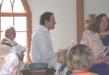 preparing for the baptisms