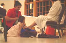 Foot washing